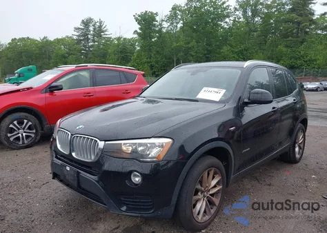 2017 BMW X3 xDrive28I из США, поврежденный, VIN 5UXWX9C35H0W77944